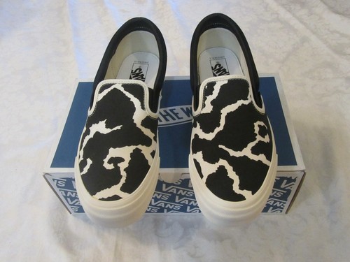 vans cow slip ons