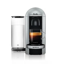 Breville Nespresso VertuoPlus Coffee Espresso Maker Silver BNV450SIL