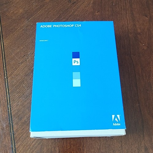Adobe Photoshop CS4 Windows Retail Version 2 Disc w/ Serial Number