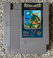 Commando (Nintendo Entertainment System, NES, 1986) 5-Screw Authentic Tested
