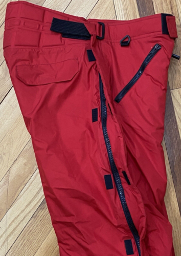 Vintage Polo Ralph Lauren seltene RL 2000 Polo Hi Tech Gr. Large rot gepolsterte Ski Schnee Hose - Bild 12 von 24