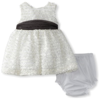 NEW ''WHITE FRINGE'' Easter Dress Baby Girls 6m Spring Summer Boutique Clothes