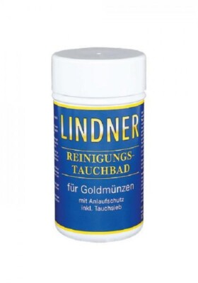 1 Lindner Coin Cleaning Dip For Gold Coins Immersion Bath 375 ml. Safe Solution 
