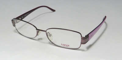 LOZZA VL2125 08NP SHINY GLITTER ARMS FULL RIM METAL FRAME BRAND NAME EYEGLASSES