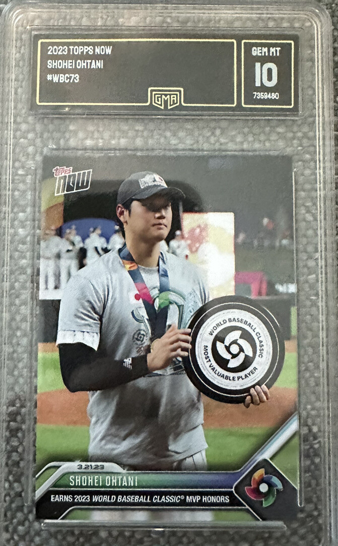 Topps Now 大谷翔平 MVP WBC #73  PSA GEM MINT 2023 Topps Now World Baseball Classic MVP #WBC73 Shohei