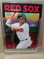 2021 Topps Chrome Xander Bogaerts 1986 35th Anniversary Refractor Red Sox 86BC-8
