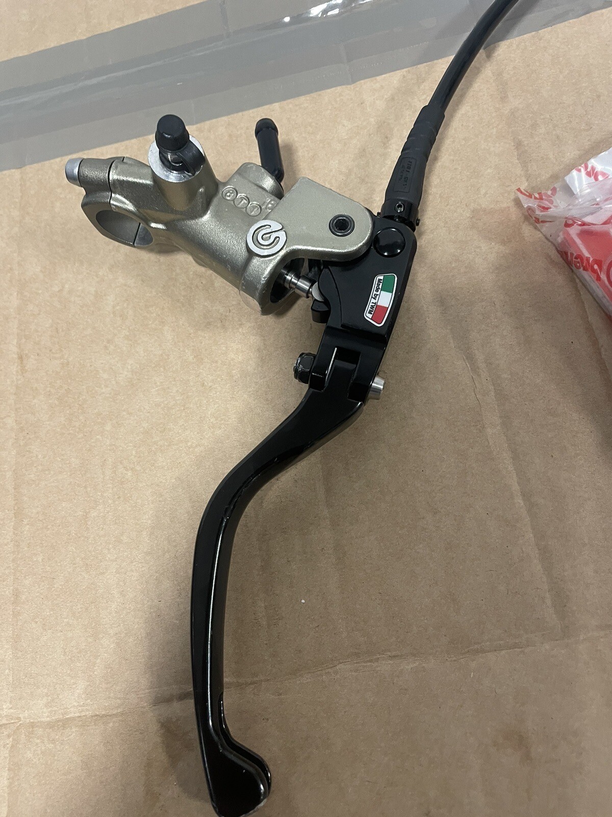 BREMBO Radial Brake Master Cylinder, Folding Lever, Span Adjuster And