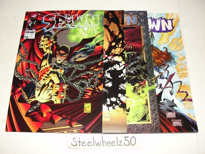 Spawn 4 Comic Lot Image 1993 #16 32 50 62 Redeemer Todd McFarlane Greg ...