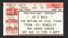 Boxing Mike Tyson vs Peter McNeeley 
