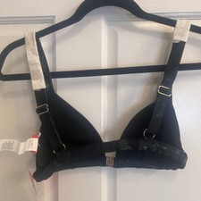 Women's River Island Bikini Top Black Gold US 8