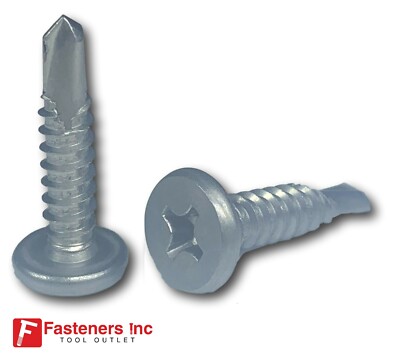 Grabber | 10 X 1-1/2-in Phillips, Pancake Head, Fine Thread, Tek 3 Drill Point 410 Stainless Steel Screws Bulk 10150css - Foto 11