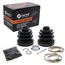 NICHE Front Rear CV Axle Boot Kit for Arctic Cat 700 650 1000 Wildcat Trail