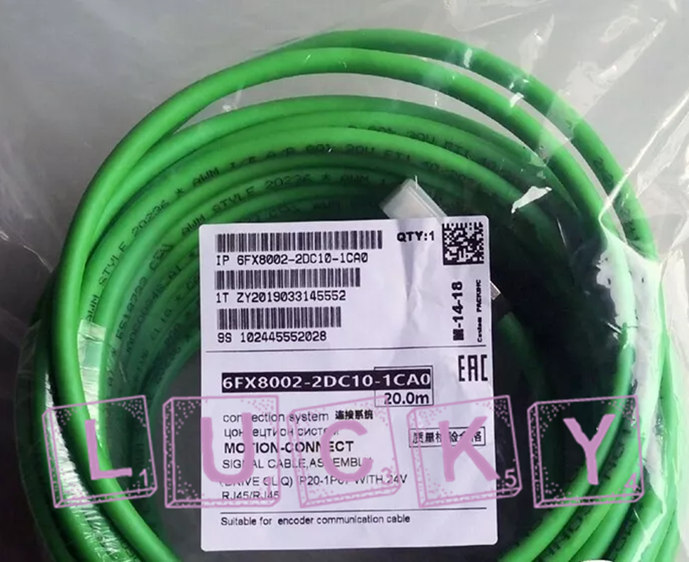 SIEMENS デジタルケーブル 6XV8002-2CB42-1AF0 1PC New FOR SIEMENS 6FX8002-2DC10-1CA0 Encoder Cable 20M
