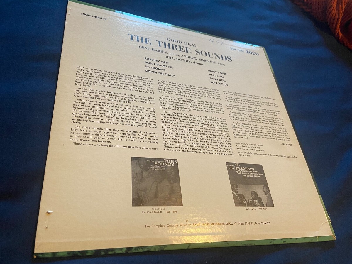 洋楽 The 3 Sounds Good Deal Blue Note 1600 s-l400.jpg
