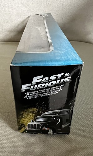 🔥🏁JADA Fast & Furious - Peterbilt Model 387 Hauler Tractor Trailer Black 1/64, - Picture 8 of 12