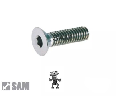 1 StückTitanschraube mit Senkkopf DIN 7991 Titan Grade 5 M3X6  Material 3.7165
