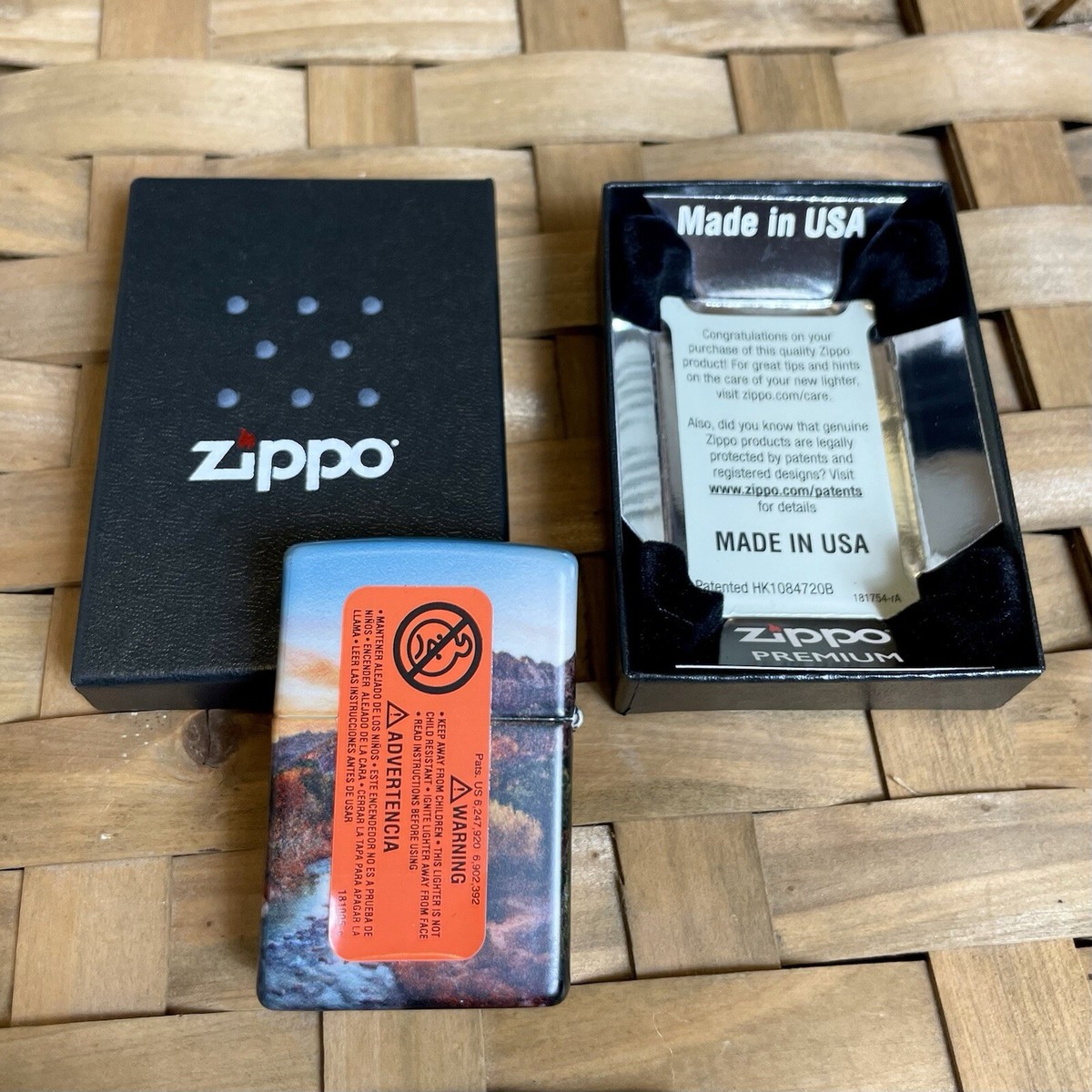 Zippo Lighter Premium Marlboro Virgin River Zion V.2 Design