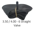 INNERTUBE ONLY 3.50 / 4.00 - 6 STRAIGHT VALVE Inner Tube TROLLEY WHEEL BARROW