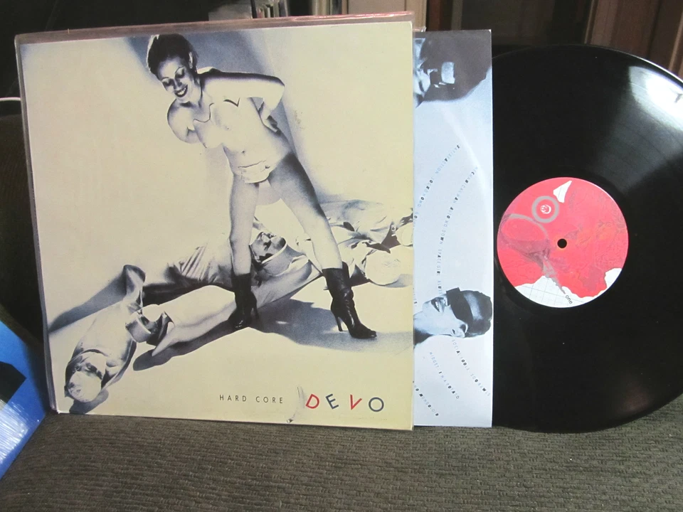 DEVO HARD CORE '90 LP france hardcore '74-77 demos RARE fan club basement recs ! - Image 2 of 4