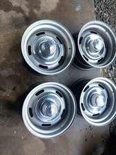 1969-1982 Corvette Az Kelsey Hayes 15x8 Rally Wheel Set Of 4