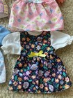 Handmade Knitted Sewn Vintage Doll 7" Dresses, Clothing Lot of 12 Various Sizes — photo 3