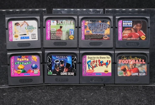 Lot of 8 Sega Game Gear Games Cartridges Only