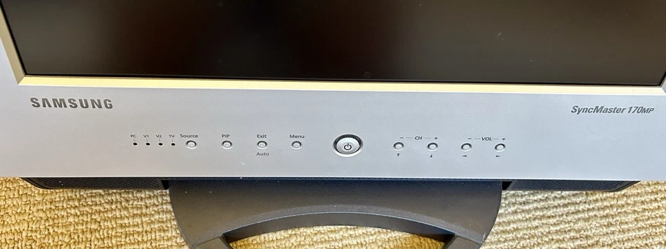 Samsung SyncMaster 170MP LCD Monitor w/ TV Tuner For Retro Gaming Computer-WORKS - Image 3 of 4