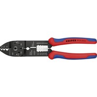 Knipex 97 21 215 C Crimpzange Anwendung Unisolierte Kabelschuhe + Kabelverbinder