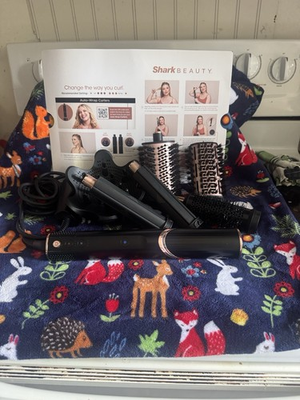 #ad Shark FlexStyle Air Styling amp; Drying System.Featuring black and rose gold color $115.00