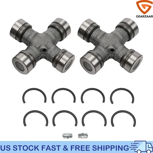 2x Premium Driveshaft Universal Joints Pair Front or Rear Moog 534G 2 pcs