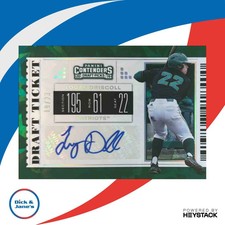 2019 Panini Contenders Draft Picks Collegiate Logan Driscoll Ticket Auto /23 #30