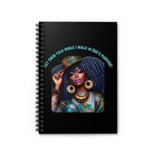 Faithful Purpose Spiral Notebook, Religious Gift Journal for Believers, Let Them