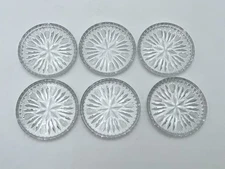 MCM crystal Coasters Trinket Dishes set of 6
