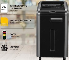 Fellowes Powershred 3825001 Cross Cut Shredder