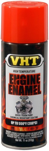 VHT SP119 550° Engine Enamel High Heat Spray Paint – Chevy Orange Red – 11 oz.