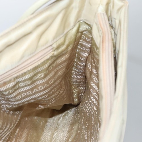 Auténtico bolso de mano sintético Prada Re-Nylon crudo - Imagen 21 de 24