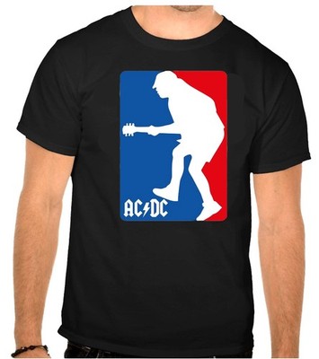 AC-DC AC DC Rock Music Logo schwarz T-Shirt -1215