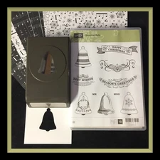 Stampin' Up!  SEASONAL BELLS Stamps, BELL Punch & DSP - Holidays & Wedding! #448