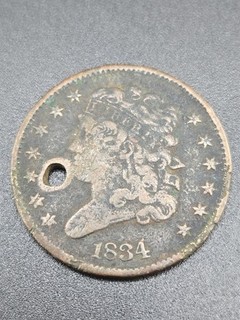 1834 Classic Head Half Cent