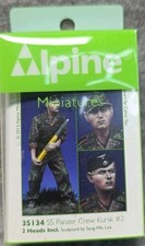 Alpine Miniatures 1:35, SS Panzer Crew, Kursk 2 35134, New In Original Package