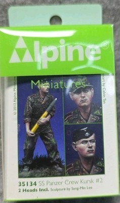 Alpine Miniatures 1:35, SS Panzer Crew, Kursk #2 35134, New In Original Package