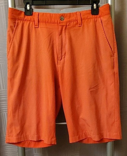 Adidas Climalite Golf Shorts Mens Sz 30 Orange Coral Athleisure Golf Sporty