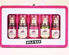 Bath And Body Works Milk Bar Set Of 5 Mini Sprays In A Tin Can Box