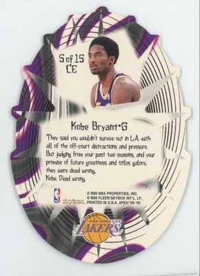 その他 1999 Skybox Apex Cutting Edge KOBE 1999-00 Skybox Apex - Cutting Edge Kobe Bryant #5CE for sale