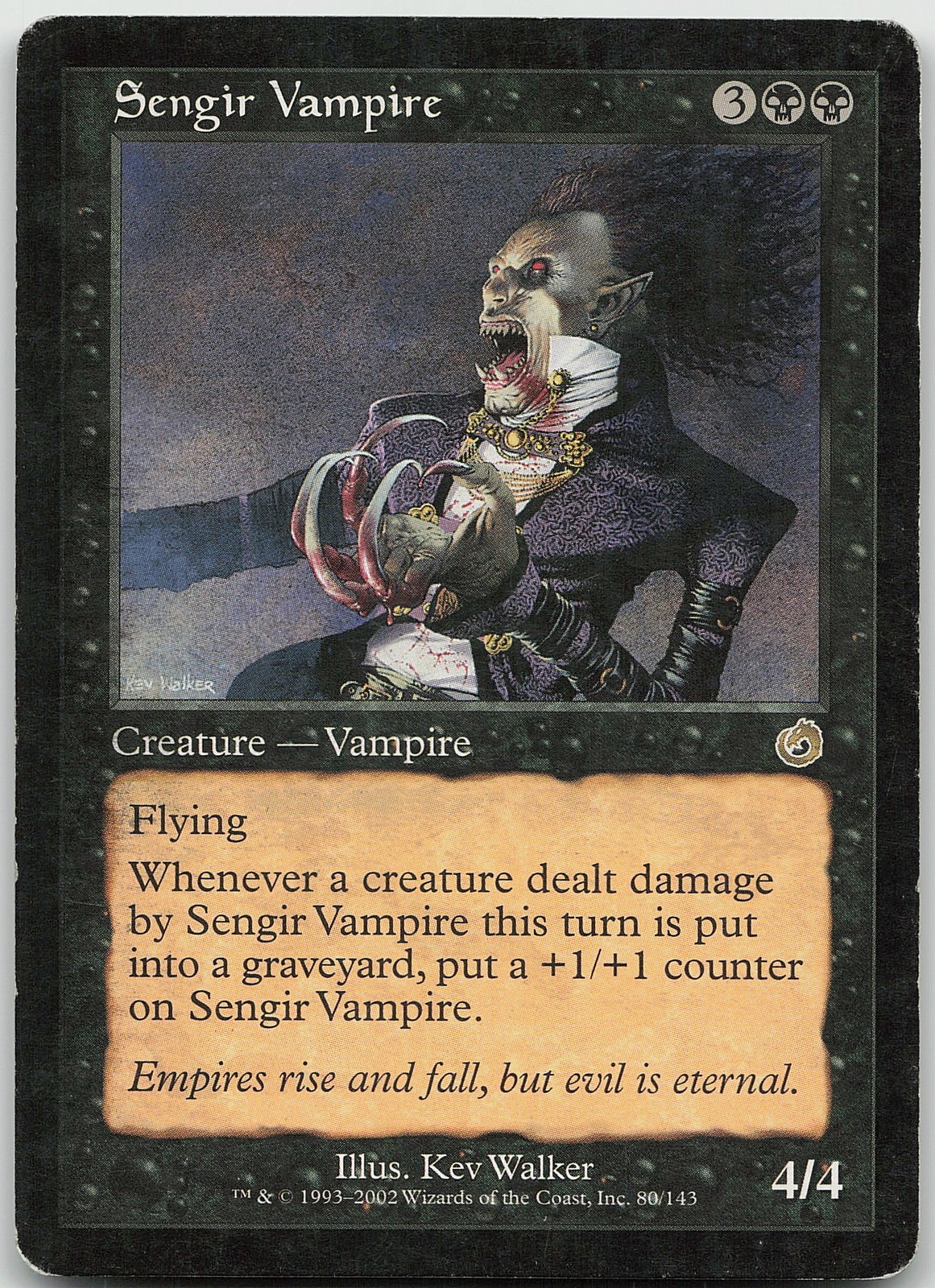 Sengir Vampire 80 Rare Torment HP MTG