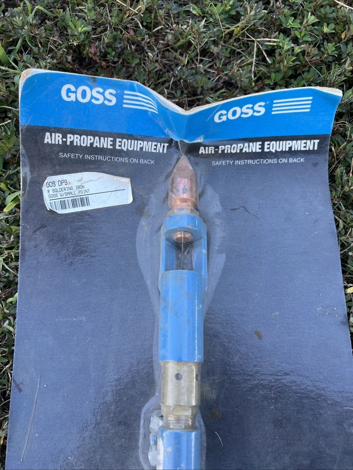 Goss Air Propane Equipment DP-9 Soldering Iron Small Pyramid Point NEW  - Image 2 of 4
