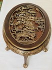 Antique Chinese Coffee Table with glass+ 6 Chairs — photo 1
