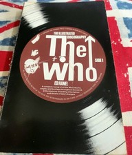 THE WHO ILLUSTRATED DISCOGRAPHY BOOK ED HANEL 1981 OMNIBUS PRESS UK IMPORT MINT