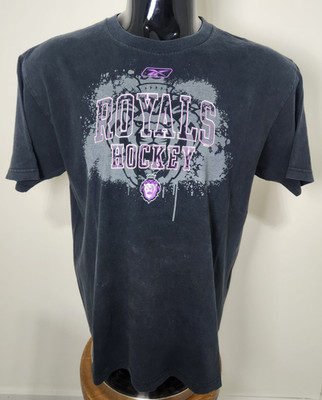 ECHL Reading Royals Hockey Reebok Black T shirt Men's Size XL, Flyers Affiliate