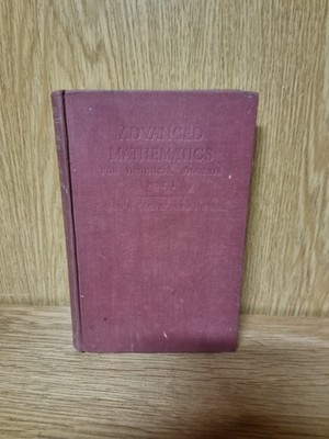 Advanced Mathematics for Technical Students Part 1 Hardback 1964 (J2)